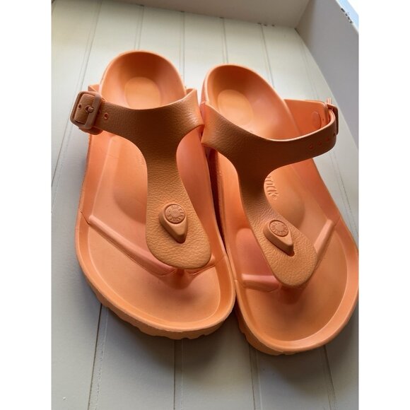 Birkenstock Gizeh EVA Sandals BRIGHT ORANGE Women's US 7 - 7.5 (EU 38) - Picture 1 of 11